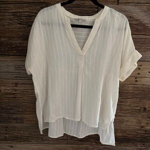 Madewell V-Neck Blouse
